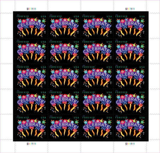 Celebrate Forever First Class Postage Stamps